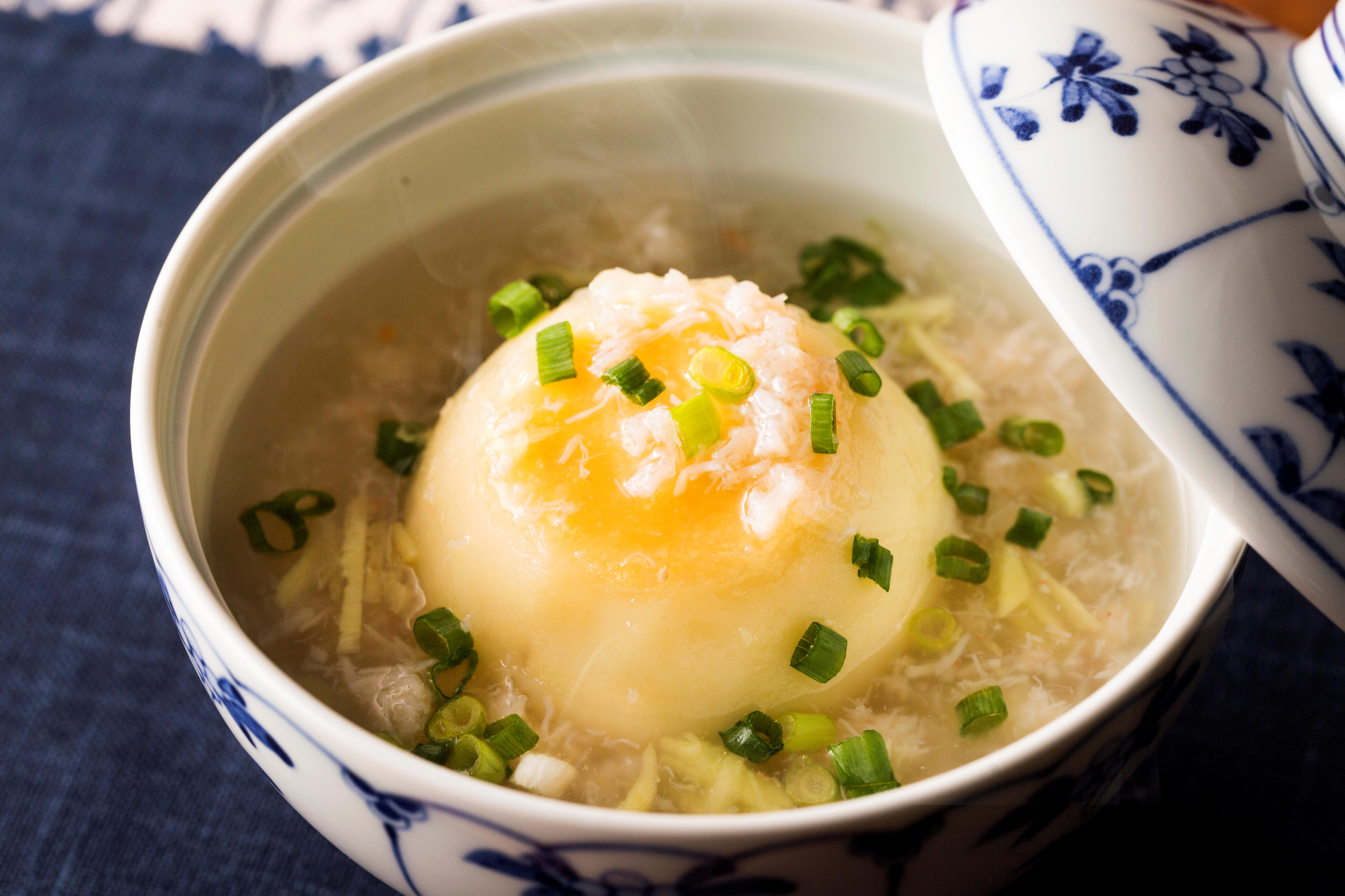 じゃがいも餅のあんかけ