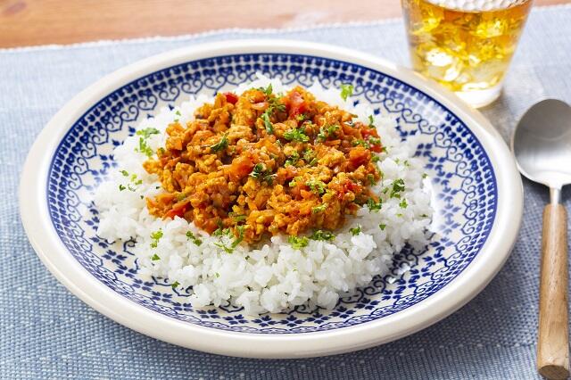 きのことたっぷり野菜のドライカレー